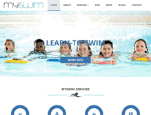Tablet Screenshot of myswim.co.za